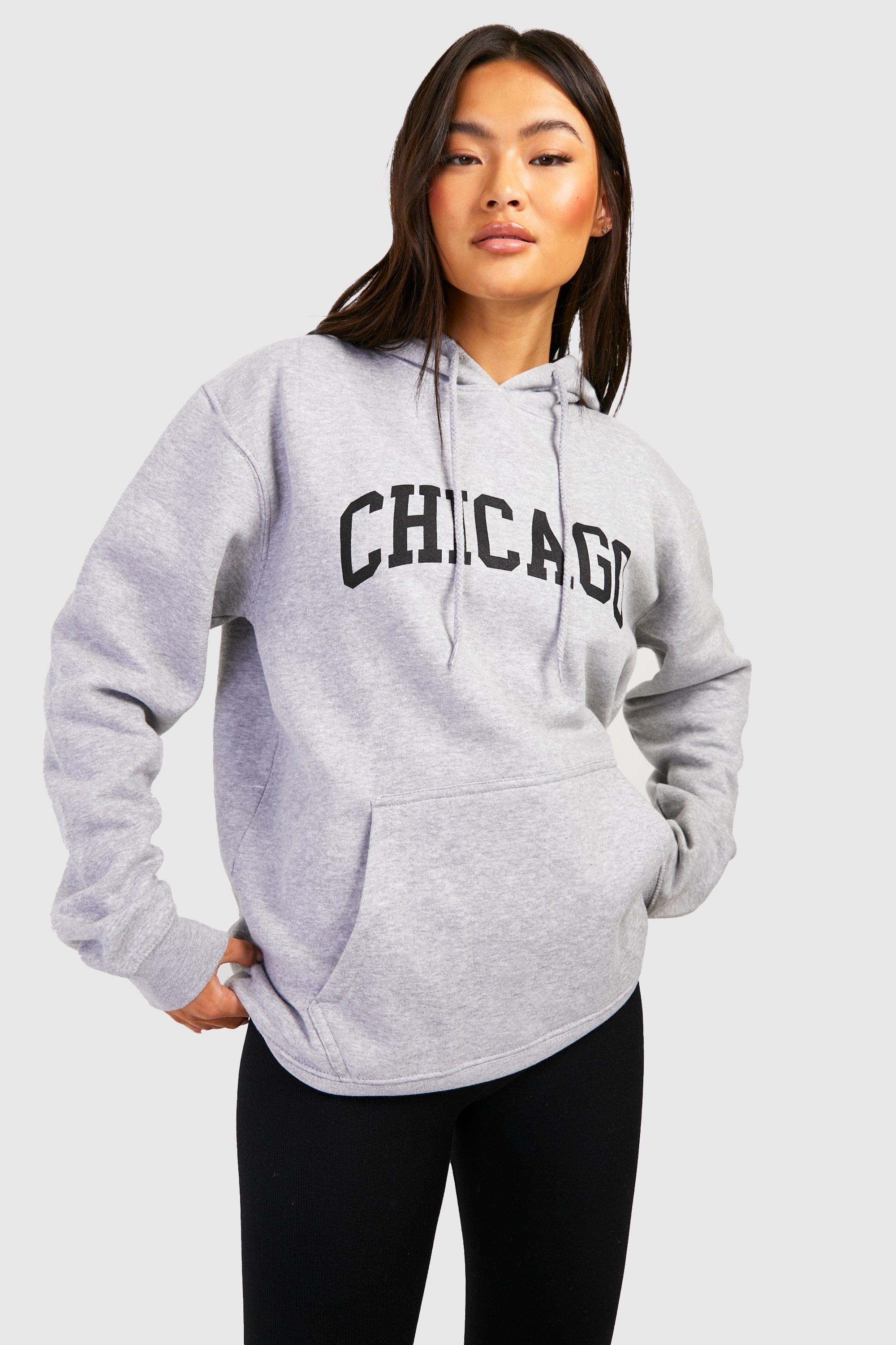 Grey chicago hoodie new arrivals